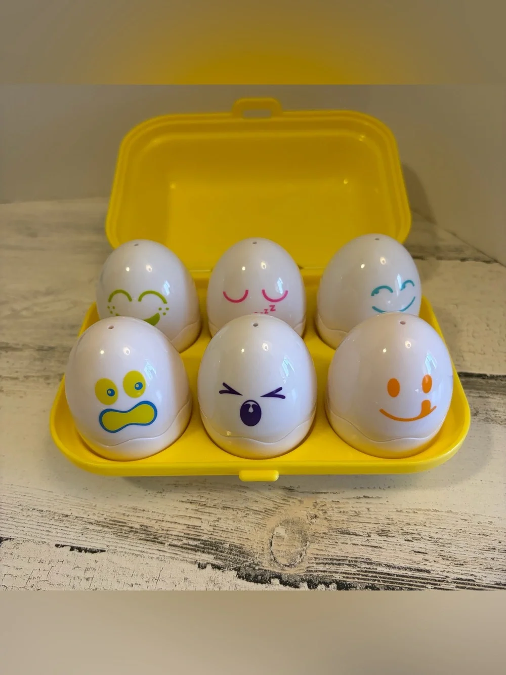 TOMY Hide & Squeak Eggs Egg Shape Sorting Toy